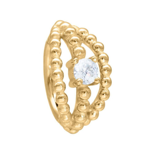 Hinged Royality Clicker Cristallo Acciaio