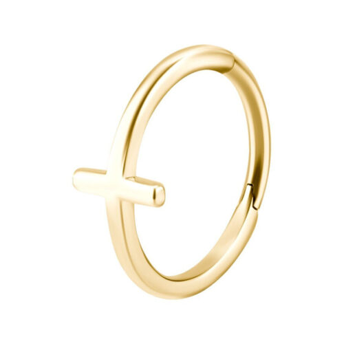Hinged Ring Croce Acciaio