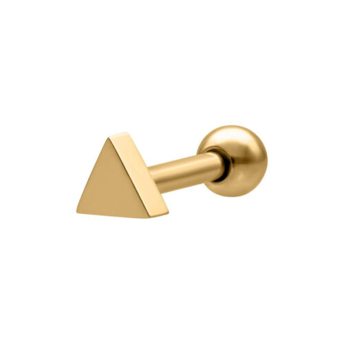 Triangle Barbell in acciaio - Oro