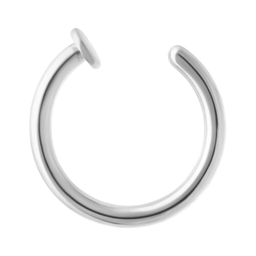 Anello aperto naso in acciaio