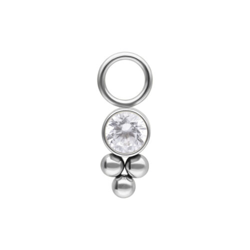 Piercing Charm Crystal Cluster