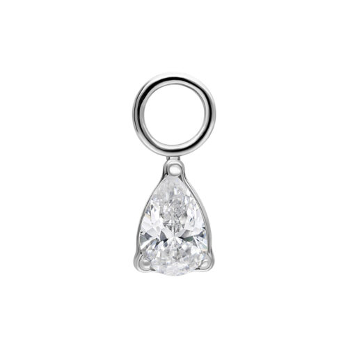 Piercing Charm Navette Crystal