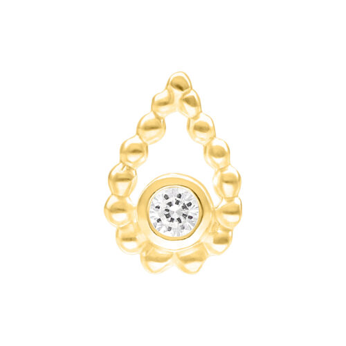 terminale push-fit bead drop argento - Oro
