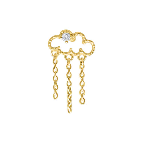 Terminale Push Fit cloudy in argento - Oro