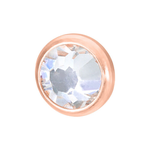 Disco Skindiver Micro Jewelled Titanio Oro Rosa per Filetto Interno