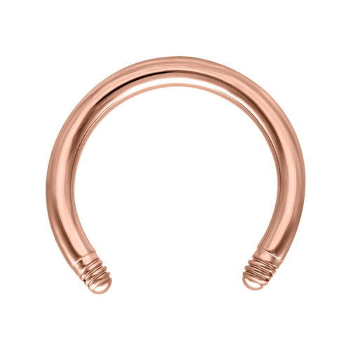 Circular Barbell Stelo Titanio Oro Rosa