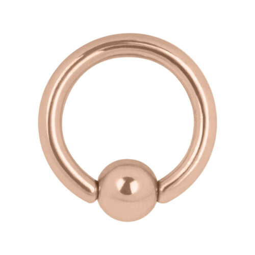 Anello Clip-In Basic Acciaio Oro Rosa