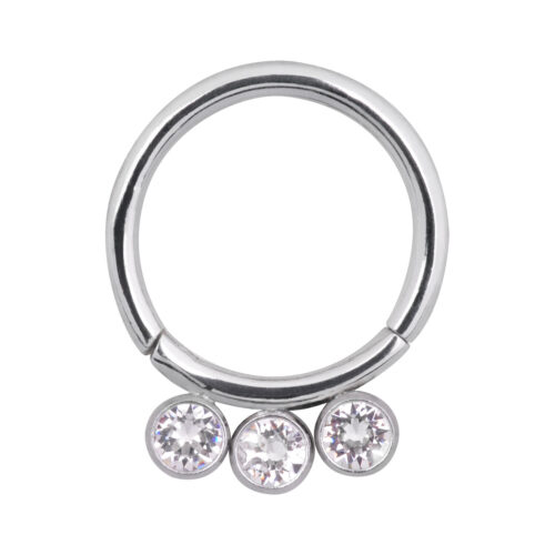Septum Clicker cristalli in acciaio