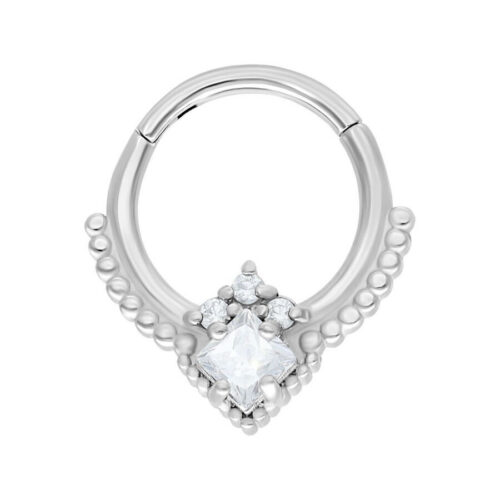 Septum Clicker Cristalli Royal Acciaio