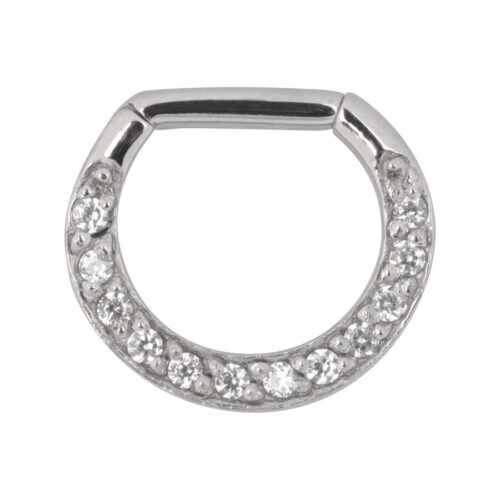 Septum Clicker brillanti in acciaio