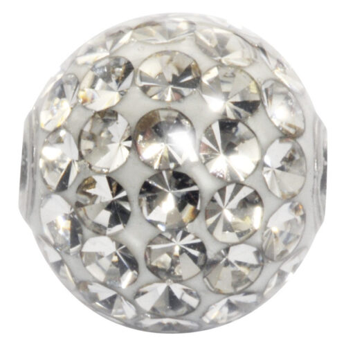 Sfera Cristalli Acciaio con Doppio Filetto Interno