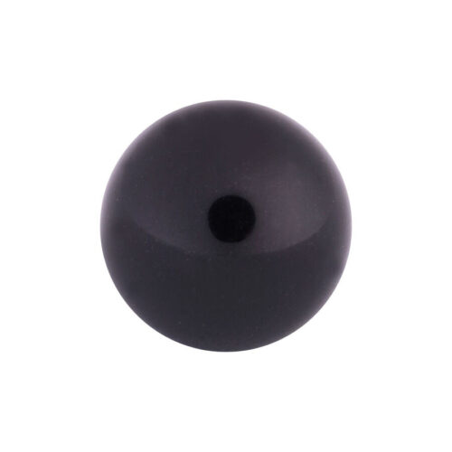 Sfera in pietra con filetto interno in titanio