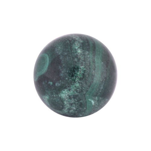 Sfera in pietra con filetto interno in titanio