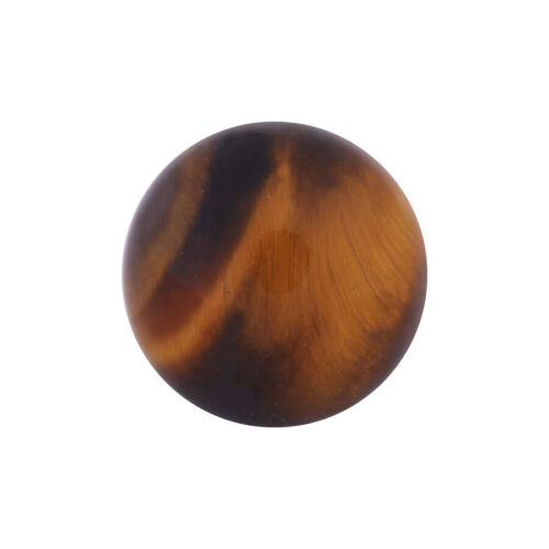 Sfera in pietra con filetto interno in titanio