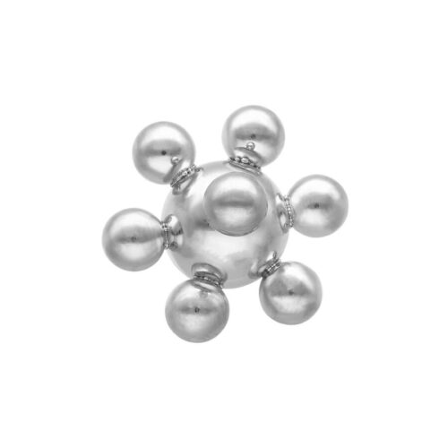 Terminale Spaceball in acciaio per filetto esterno