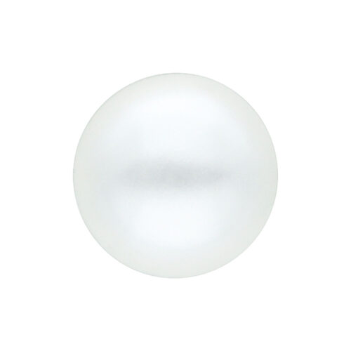 Sfera perla sintetica in titanio per filetto esterno