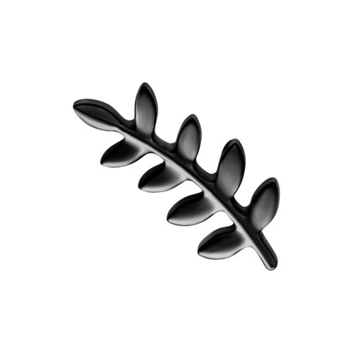 Terminale Push-Fit Leaf in Titanio - Nero