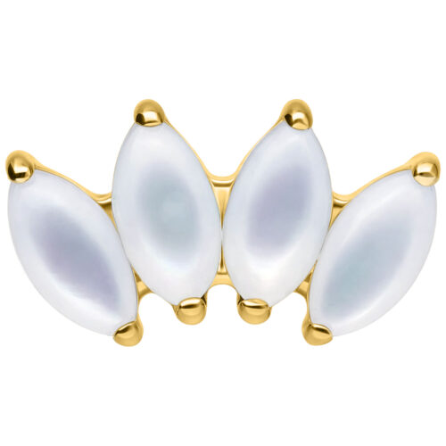 Push Fit Natural Gemstone Crown Attachment