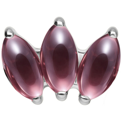 Push Fit Natural Gemstone Lotus Attachment