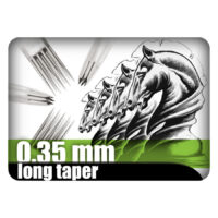 Aghi per Tatuaggi Magnum 0,35 mm Long Taper Aghi per tatuaggi Magnum con spessore di 0,35 mm e design Long Taper