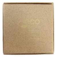 Kartonbox mit Wildcat Logo für Schmuck Quadratische Kartonbox mit Wildcat Logo auf beigem Hintergrund