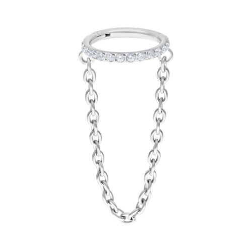 Clicker Cristalli con Catena Pendente