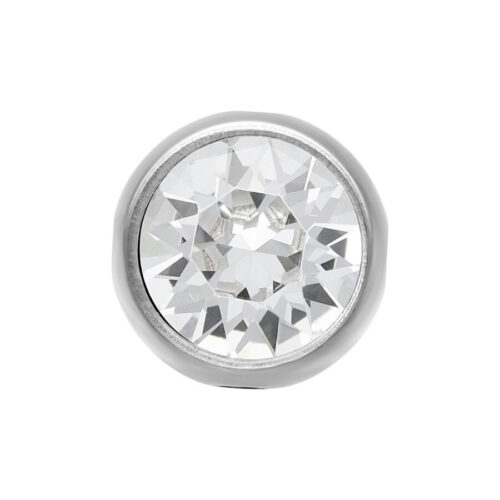 Sfera cristallo in titanio per filetto esterno