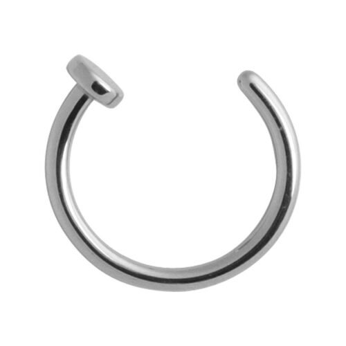 Anello aperto naso in titanio