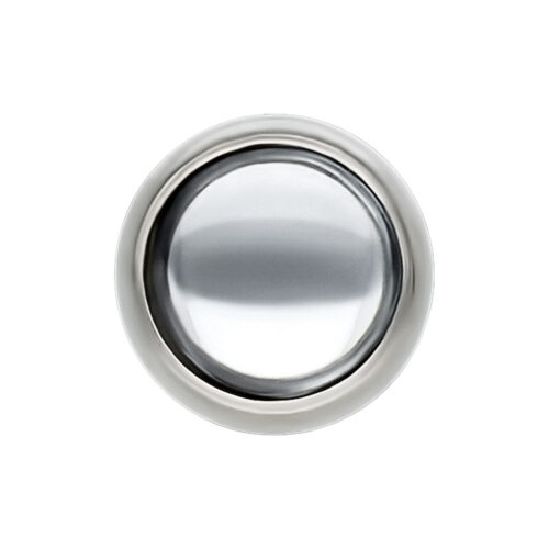 Sfera cristallo in titanio per filetto esterno