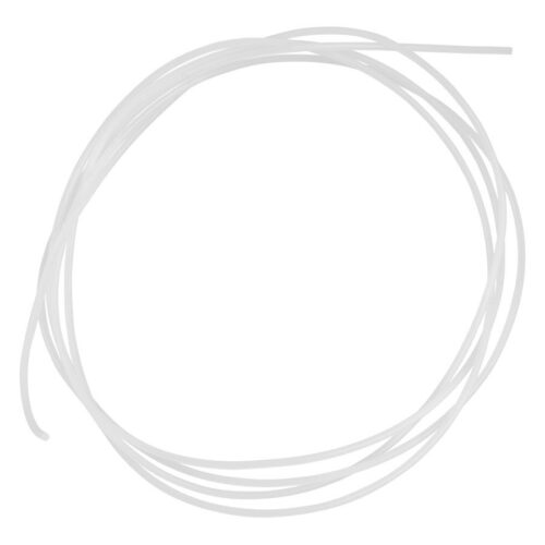 Filo per gioielli in PTFE chiaro da 1,2 mm su sfondo bianco